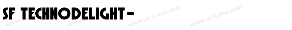 SF Technodelight字体转换